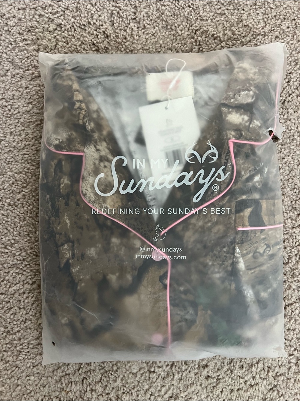 IN MY SUNDAYS Women's Realtree APX Long Sleeve & Pant Pajama Set - XL